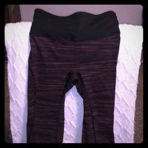 Lululemon mid rise crop leggings, size 2
